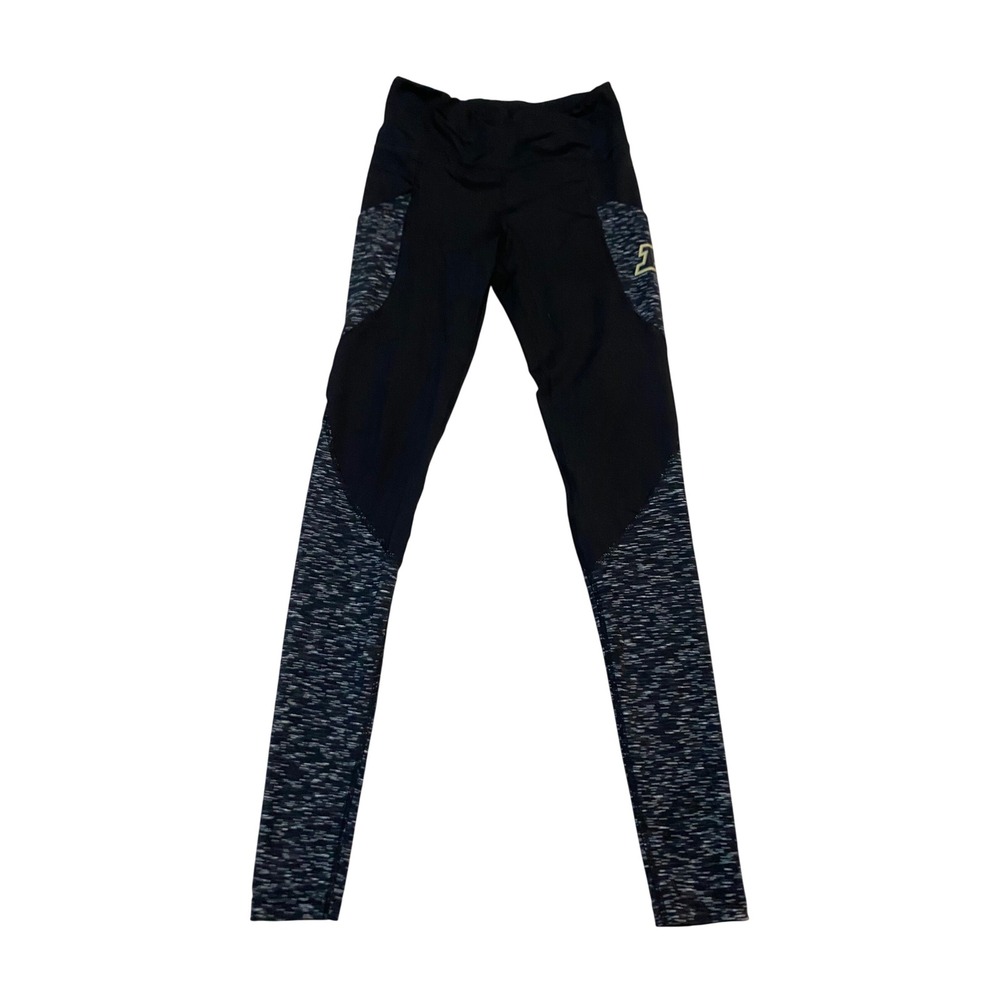 ZooZatz Purdue Boilermakers Leggings Womens XS Black Space Dye Yoga Pants